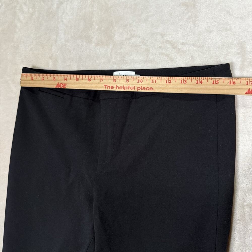 The Reset R Label Trouser Pants Women's Size Medium M Cropped Stretch Black - Picture 6 of 8